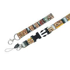 Venegas Lanyard y Correa de Muñeca de Colección - Set 2 Piezas, Correa para Cuello, Llaves y Accesorios con Cierre Metálico, Insignia de Identificación, | Cordón para Hombres y Mujeres - Venegas Arte