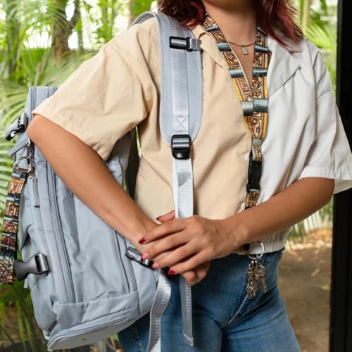 Venegas Lanyard y Correa de Muñeca de Colección - Set 2 Piezas, Correa para Cuello, Llaves y Accesorios con Cierre Metálico, Insignia de Identificación, | Cordón para Hombres y Mujeres - Venegas Arte