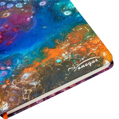 Venegas Libreta de Pasta Dura - Cuaderno Clásico de Notas, 80 Hojas de Puntos, Diseño Artístico, Tamaño 13 x 21cm, Diario de Gratitud, Agenda Personal, Oficina, Escuela, Journal Notebook - Venegas Arte