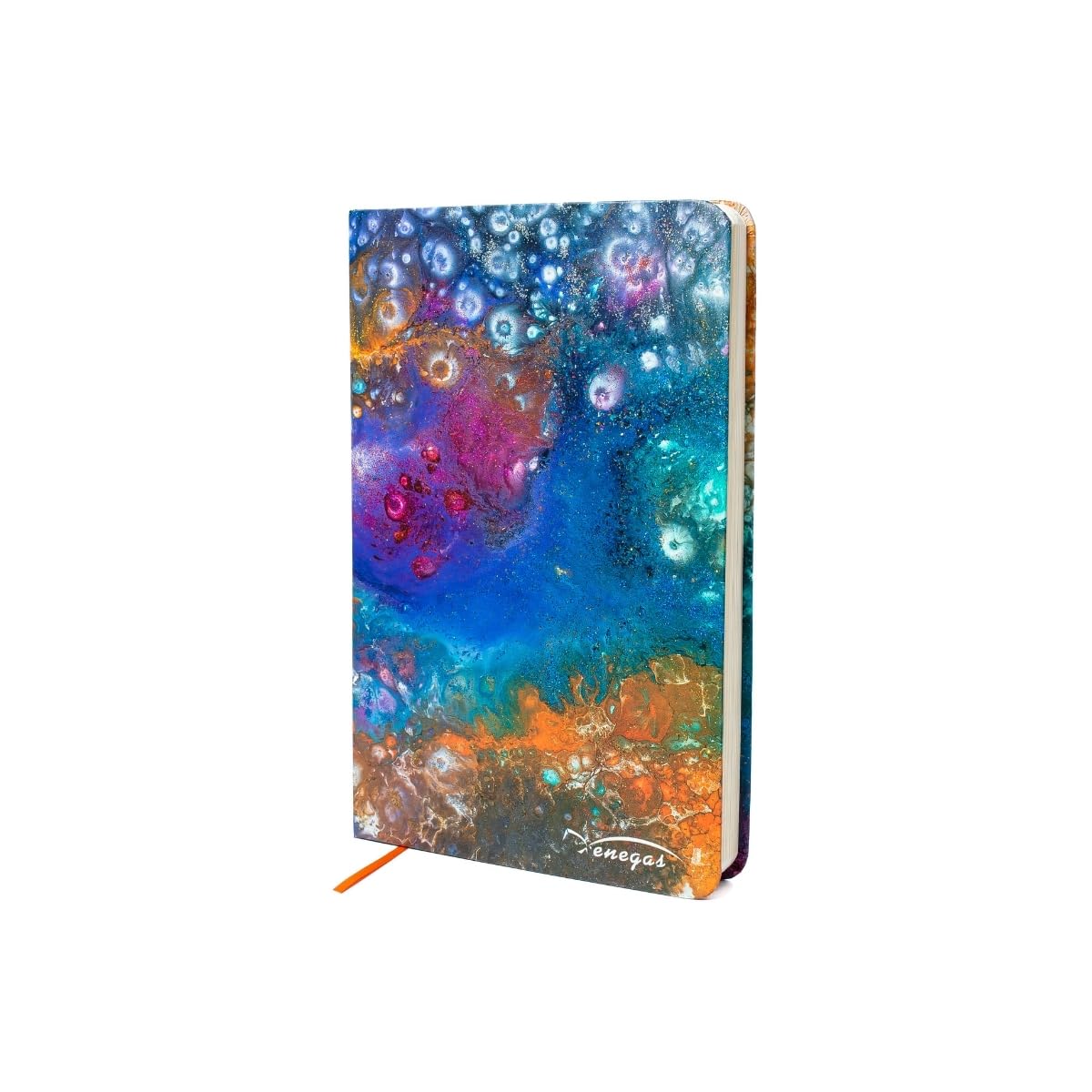 Venegas Libreta de Pasta Dura - Cuaderno Clásico de Notas, 80 Hojas de Puntos, Diseño Artístico, Tamaño 13 x 21cm, Diario de Gratitud, Agenda Personal, Oficina, Escuela, Journal Notebook - Venegas Arte