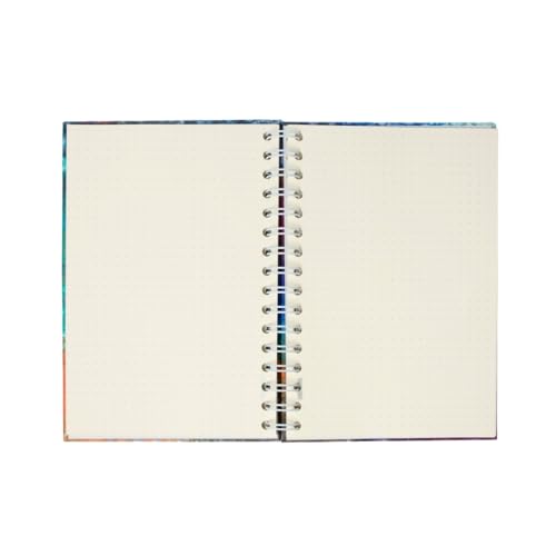 Venegas Libreta en Espiral - Cuaderno de Notas, Tapa Dura, 100 Hojas Punteadas, Diseño Artístico, Tamaño 14.5 x 21.5 cm, Diario de Gratitud, Agenda Personal, Oficina, Escuela, Journal Notebook - Venegas Arte