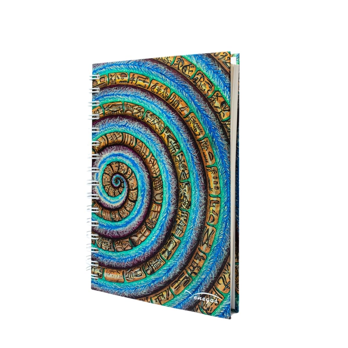 Venegas Libreta en Espiral - Cuaderno de Notas, Tapa Dura, 100 Hojas Punteadas, Diseño Artístico, Tamaño 14.5 x 21.5 cm, Diario de Gratitud, Agenda Personal, Oficina, Escuela, Journal Notebook - Venegas Arte