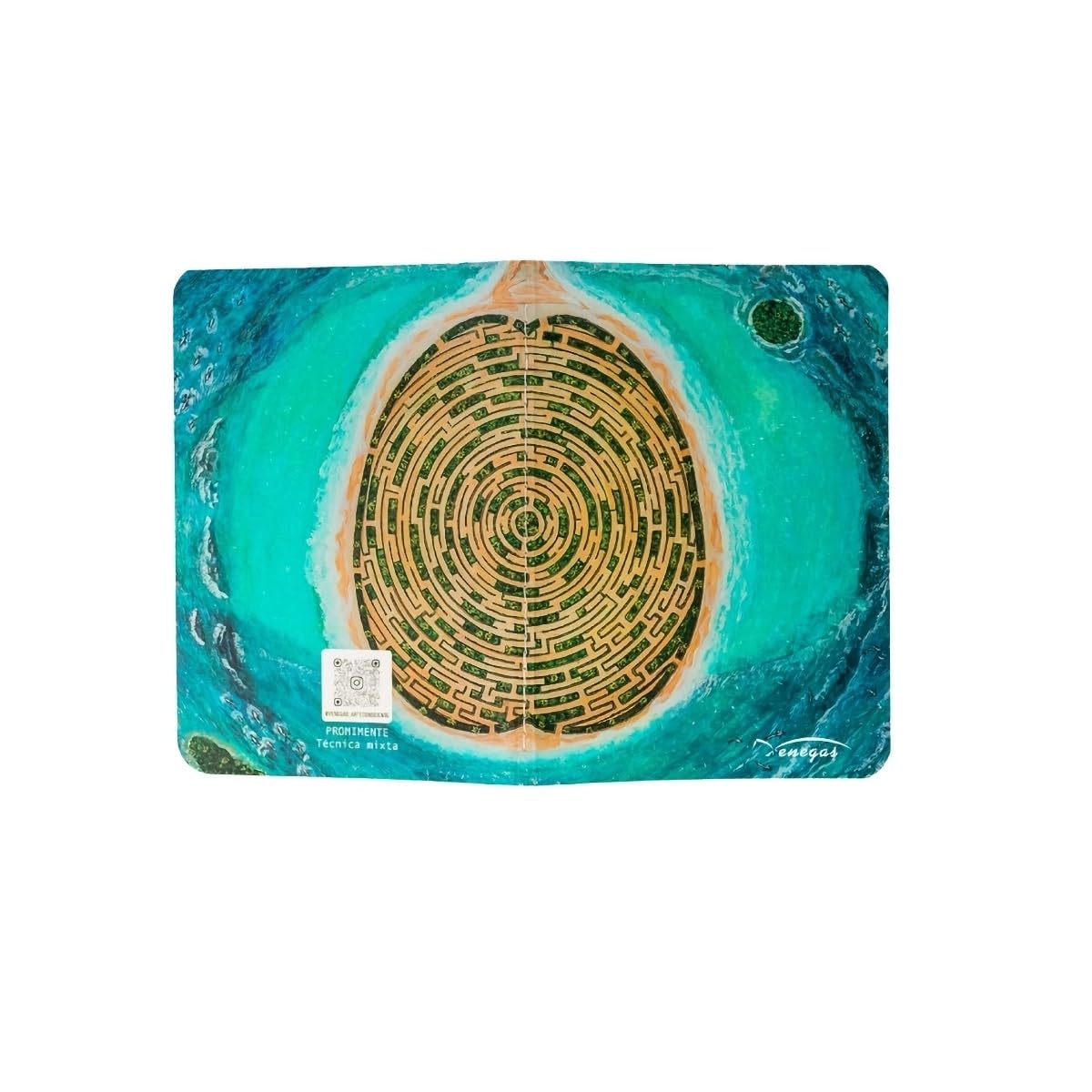 Venegas Libretas de Bolsillo Tipo Pasaporte 9 x 13 cm - 60 Páginas en Blanco - Diseño Artístico - Costura Duradera y Laminado Plástico - Cuaderno de Notas, Bocetos y Diario - Set Ideal para Regalo, Oficina y Escuela, Paquete de 6 - Venegas Arte